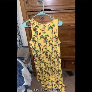 Yellow Floral Dress